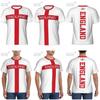Vintage England UK T-shirt Football Soccer Training National Flag United Kingdom 3D Print CHEER JERSEY Short Sleeve Round Neck Sport Uniform Unisex