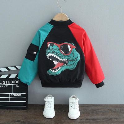 Spring & Autumn Kids' Windbreaker: Trendy 2025 Boys' Baseball Jacket for Middle and Big Children