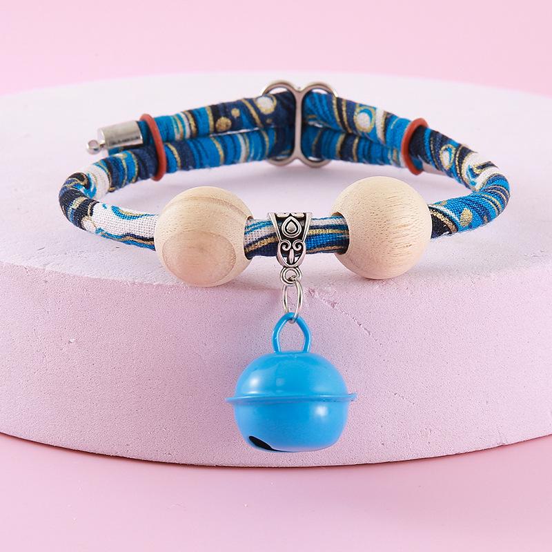 Camphor Wood Pet Collar with Insect Repellent & Flea Prevention for Cats and Dogs