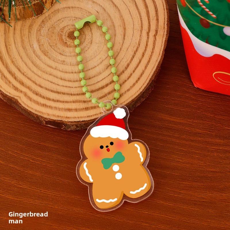 Cute Christmas Keychains, Student Santa Claus, Christmas Snowman Decorative Pendants, Christmas Small Gifts