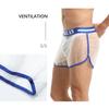 Men'S Transparent Waterproof Beach Shorts Loose Swim Trunks Sexy Swimming Swimsuit Boardshorts Bathing Suit Rain Travel Clothing