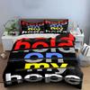 Bold colorful text pattern. Bedding sets Duvet cover sets Duvet covers Pillowcases(1 * Duvet Cover 2 * Pillowcases without duvet insert)