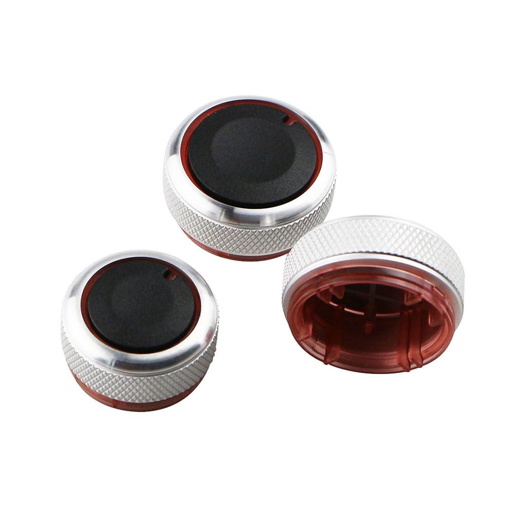 

Ручка кондиционера автомобиля из алюминиевого сплава, ручка переменного тока, кнопка переключения тепла для VW POLO 2004-2013 MK4 MK5 9N 9N3 6R, аксессуары чёрный