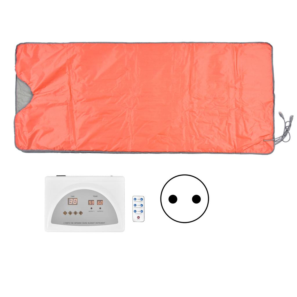 Sauna Blanket Far Infrared Sauna Heating Blanket Home Intelligent Two Stage Heat 650W for Salon