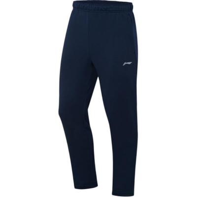 Σειρά Γυμναστικής Li Ning Ίσιο Πόδι Μέση Κανονική Casual Πλεκτό Αθλητικό Παντελόνι Ανδρικό Κάτω Ρούχο Βαθύ Ναυτικό Μπλε AKLUA75-4