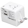 Universal Travel Power Adapter with USB A USB C Ports Safety Power Converter for Cell Phone Laptop