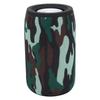 Kabelloser Bluetooth-Lautsprecher Tragbar Wasserdicht 2 Hörner Stereo-Lautsprecher mit USB-Kabel Camouflage Upgrade