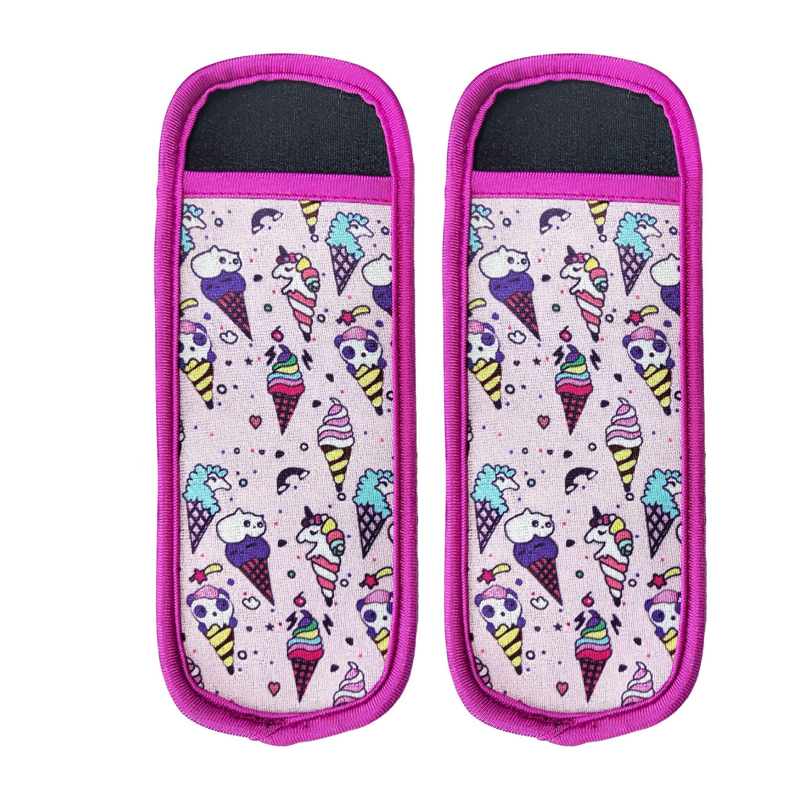 

Attractive Insulated Ice Stick Holder Soft and Comfortable Kids Ice Pop Covers Cartoon Pattern Ice Sticks Storage Bag 8