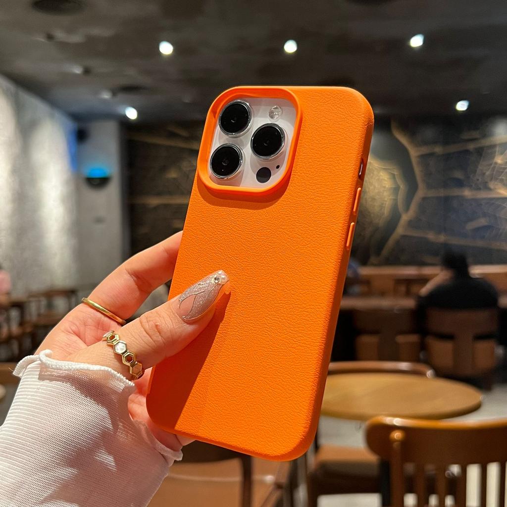 Luxury Silicone Litchi Lines Leather Phone Case For iPhone 17 16 15 14 13 12 11 Pro Max X XS XR Plus Soft Shockproof Full Cover