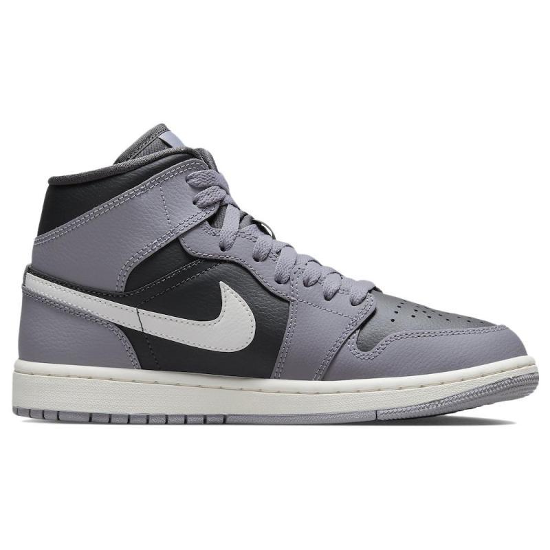 Air Jordan 1 Mid 'Cement Grey' Women's Jordan BQ6472-022