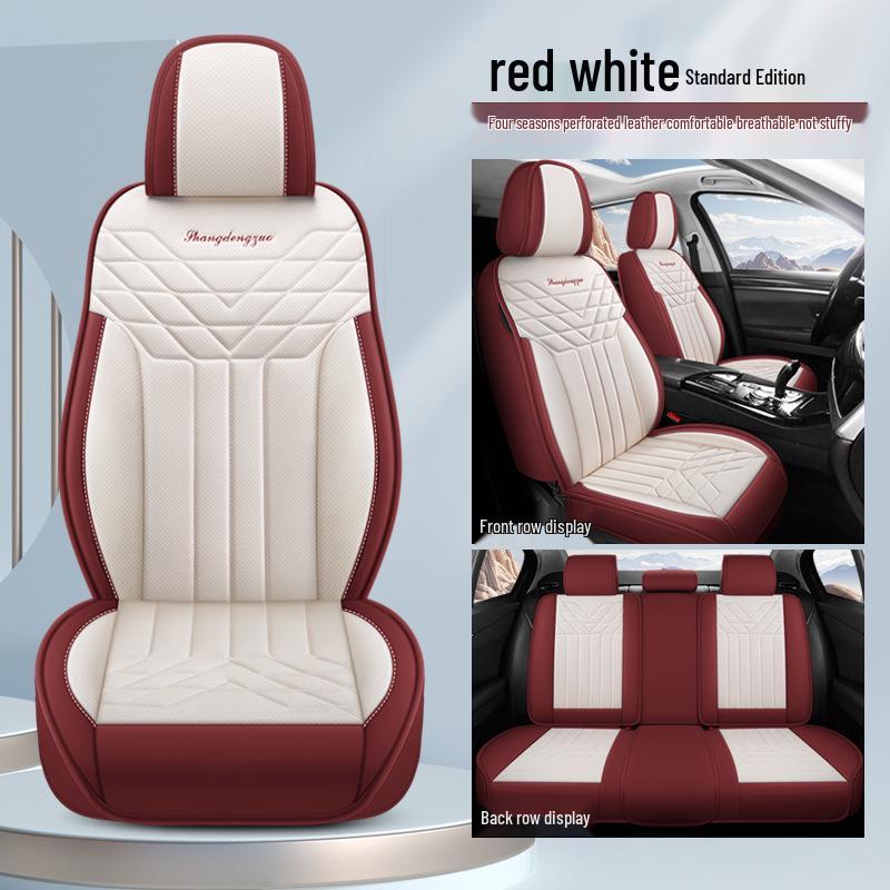Skoda New Octavia Seat Cover - Full Coverage for 2013/14/16/18/19 Models, All Season, Five-Seater Cushion