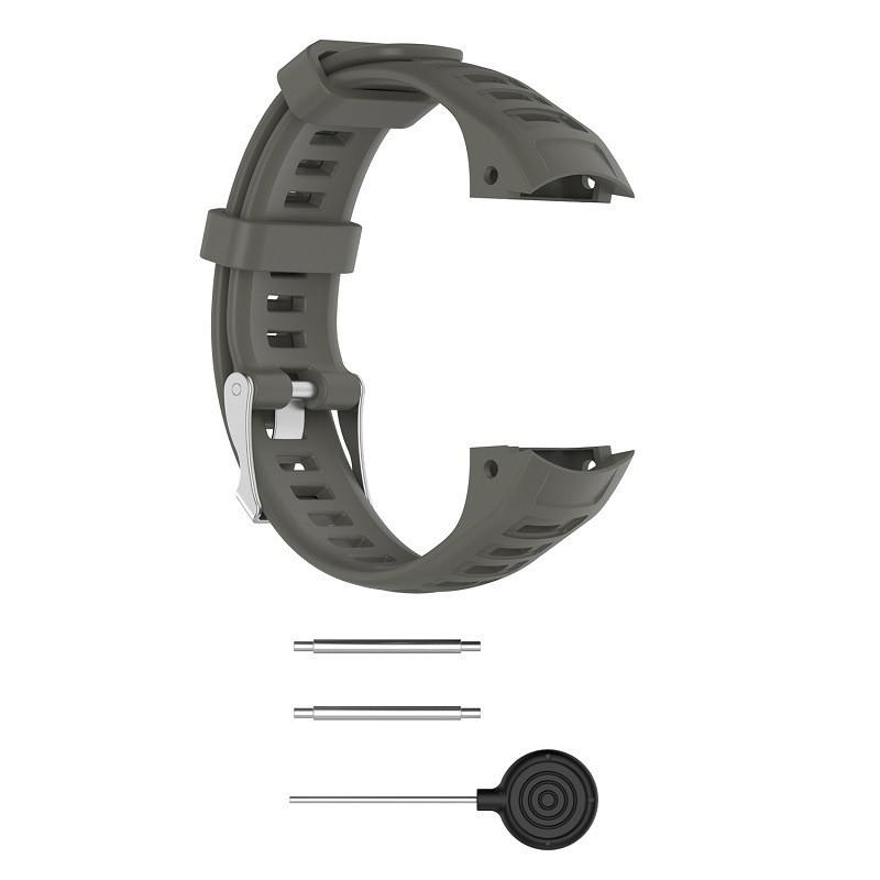 

Garmin Instinct Dual Power Silicone Watch Band Wristband серый