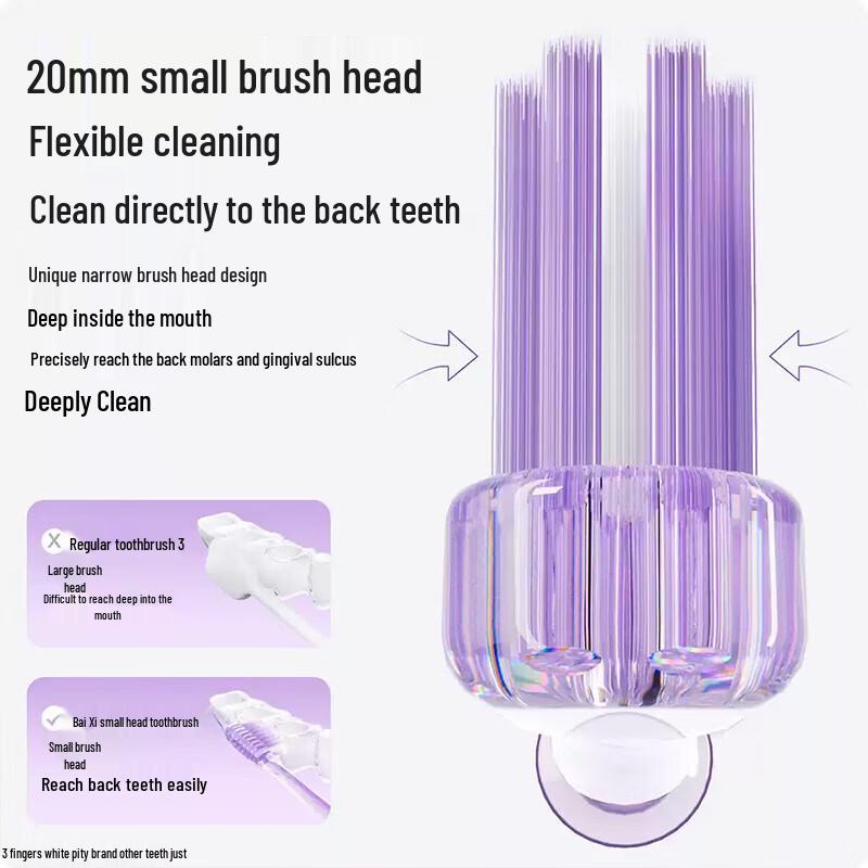 Baixi Small-Head Toothbrush Oral Care Set