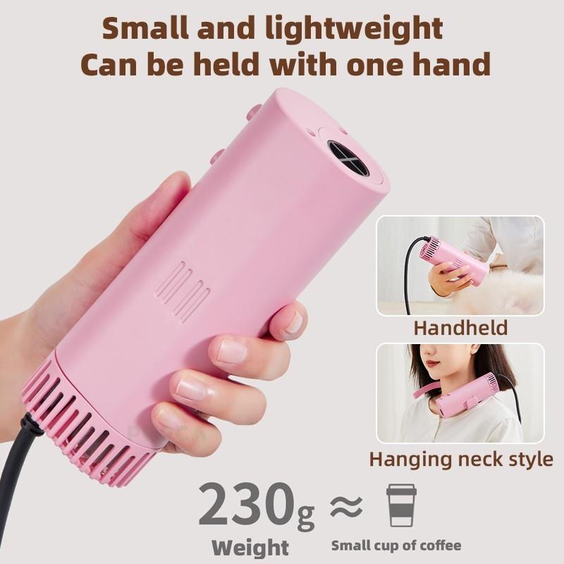Pet Beauty Negative Ion Neck High Power Silent Hair Blowing Artifact Portable Pet Water Blower High-speed Hair Dryer