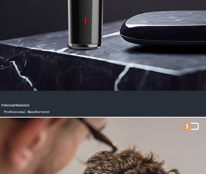 High-Power Professional Rechargeable Hair Clipper for Barber & Home Use