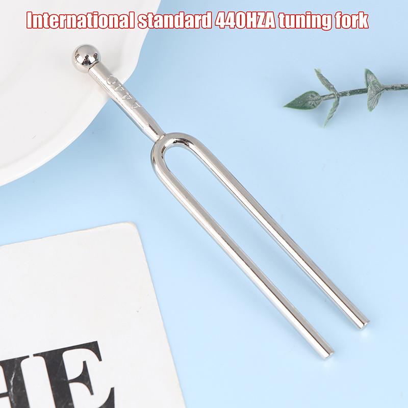 

Медицинский камертон 440 Гц Ля тон Нержавеющая сталь Скрипка Альт Виолончель Тюнер Молоток Целительный звук Ударный инструмент Часть серебряный