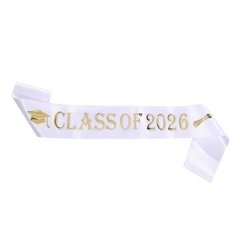European Class of 2026 Glitter Graduation Ceremony Sash