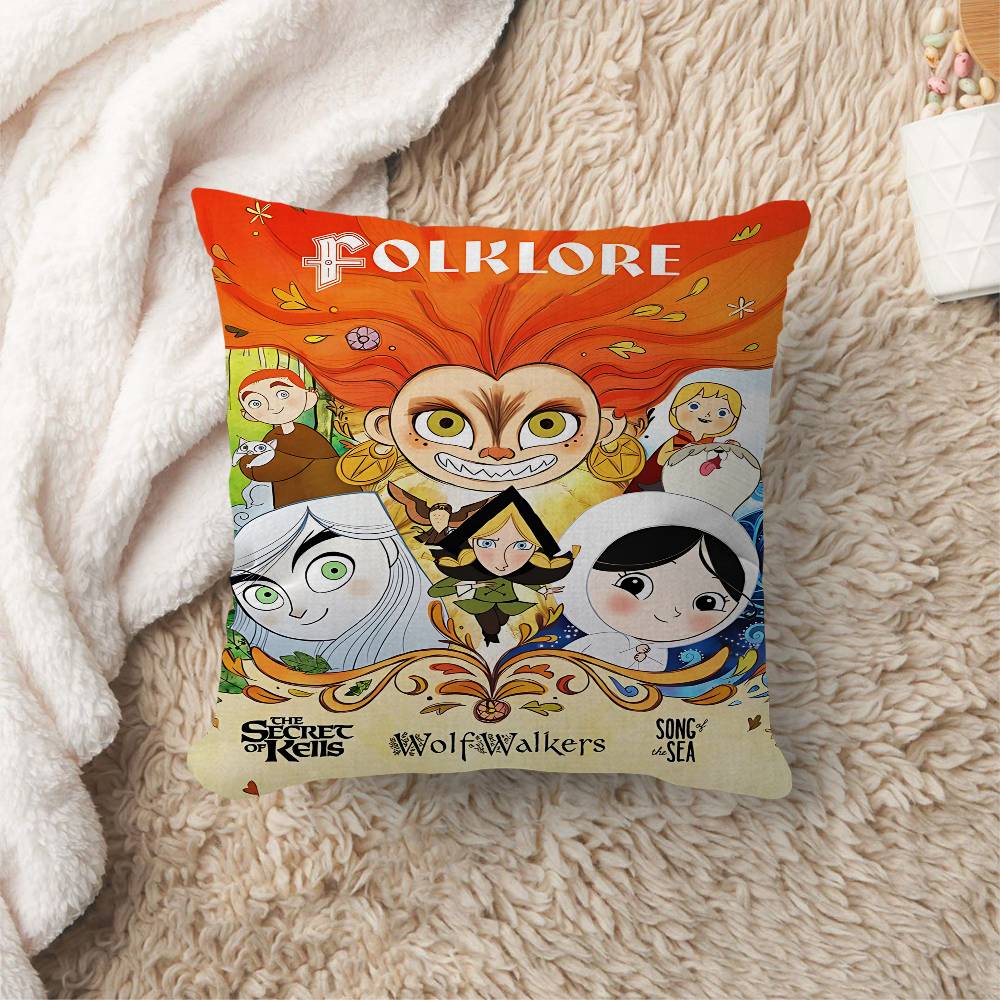 Мультяшные наволочки «Песнь моря» Домашнее постельное белье Декоративная наволочка Свадебная Супермягкая наволочка 30cmx30cm