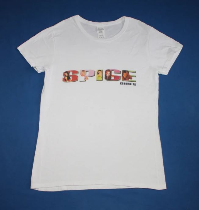 Vintage Spice Girls T-Shirt - Girl Band Fan Shirt, Unisex T shirt White XL