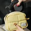 Quilted Makeup Bag Puffer Skincare Storage Bag Suitcase Cosmetic Pouch  for Women