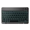 Wireless Bluetooth Keyboard with Colorful Backlight for Mobile Phones and Tablets, Compatible with 7-10 Inch Devices, Luminous Russian Layout