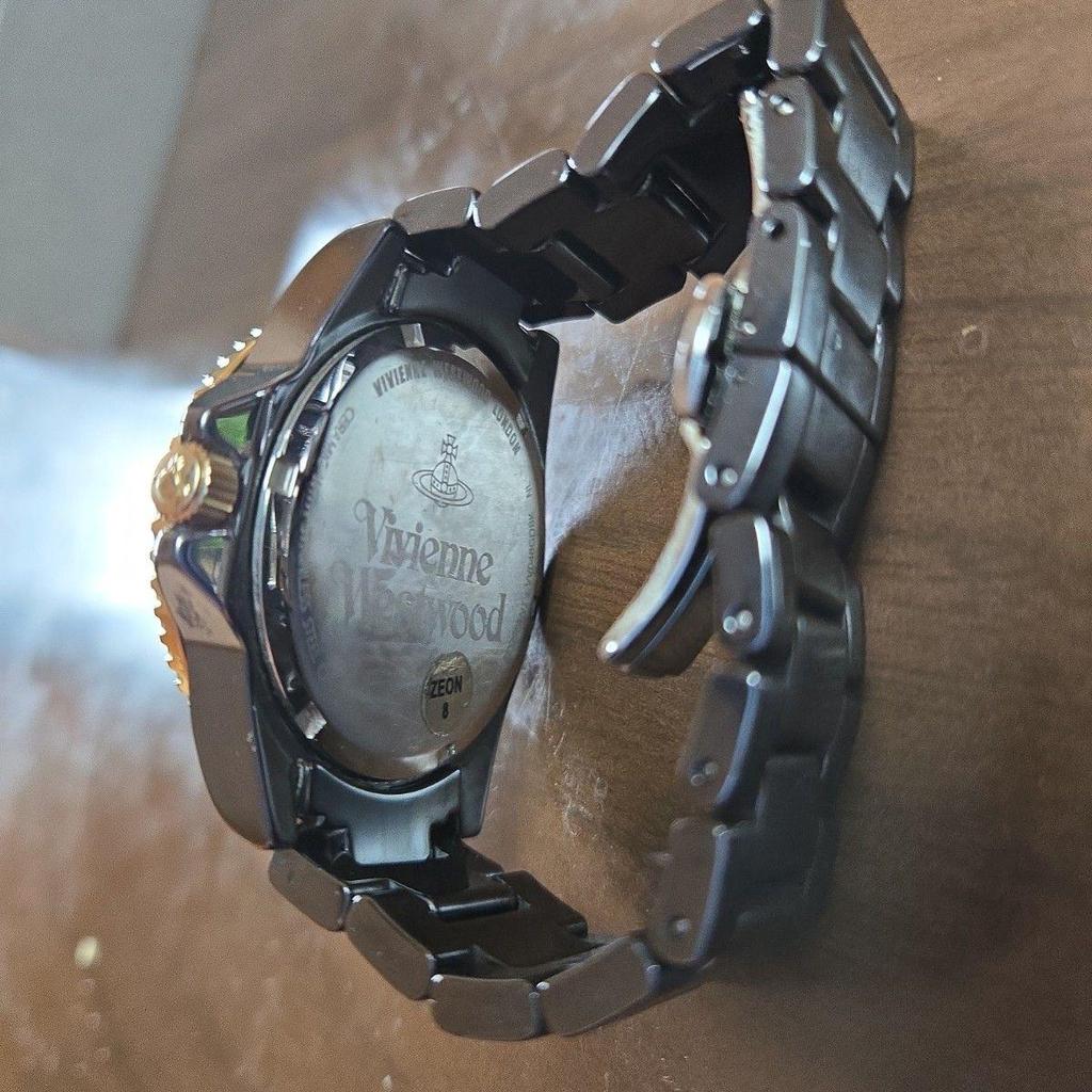 Used Vivienne Westwood Watch Black Gold