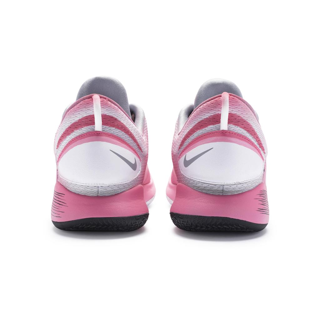 Nike Hyperdunk 10 Cushioning Slip Resistant Abrasion Resistant Low top Basketball Shoes Men's Pink AR0465-100(Team80-)