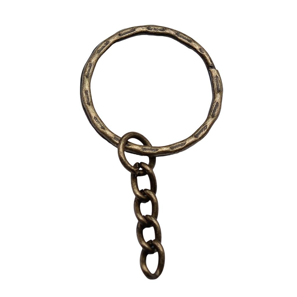 

Accessories Parts 25-30mm Key Ring 2 Sizes 4 Colors Vintage Jewelry Supplies QA002 A05-10pcs-25mm