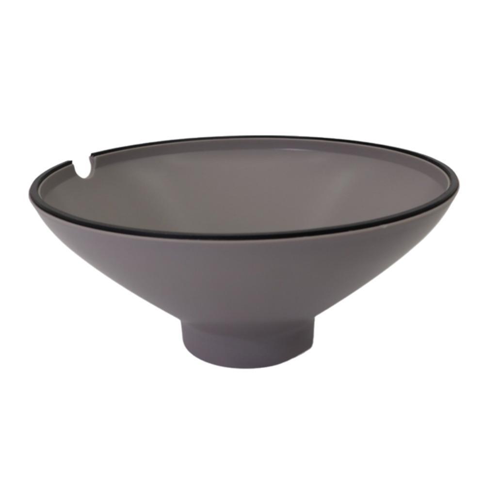 Large Size Soup Grease Filter Side Outlet Grease Funnel Creative Grease Colander  For Most Jar серый