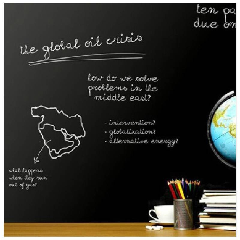 Writable Pvc Wall Sticker Repositionable Blackboard For Kids Doodling And Learning