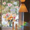 Xc7016 Colorful Flower Butterfly Sunshine Colorful Static Glass Sticker Window Sticker Home Decoration