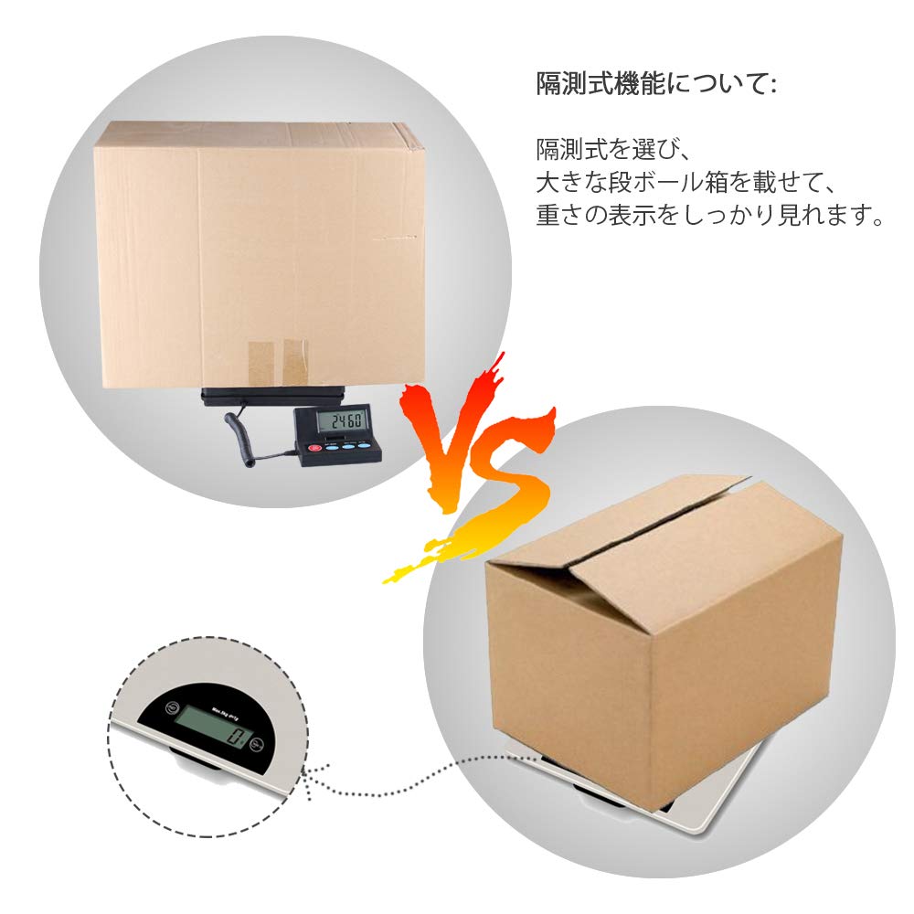 Arc Light Digital Platform Scale with 2g Increments, Remote Display, Tare Function, Auto-Off, Maximum 50kg Capacity, Portable, Easy Operation, Include