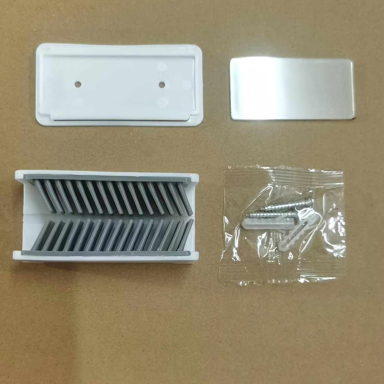 

1pc Shower Hair Trap - Effectively Captures Loose Hair, Prevents Clogged Drains, Durable Silicone Construction - Perfect for Shower Drain Maintenance белый