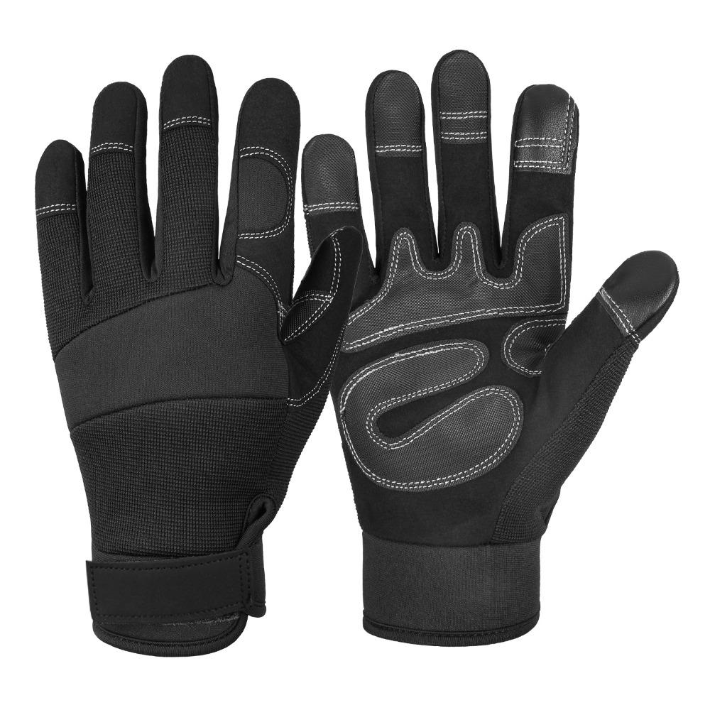 Anti Slip Outdoor Gloves Full Finger Sports Gloves Utility Garden Work Gloves  Construction