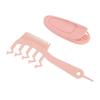 Hair Slit Comb Z Shape Ergonomic Handle Lightweight Portable Artifact Detangling Comb Hair Tool Set