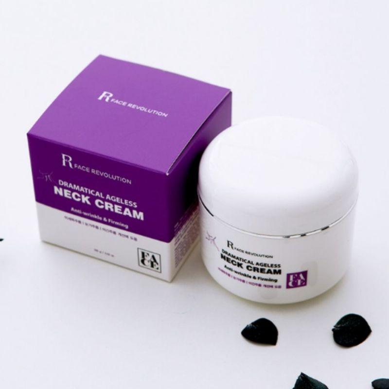 FACE REVOLUTION Dramatically Ageless Neck Cream 100g – Firming & Wrinkle Care Neck Treatment for Smooth Elastic Skin