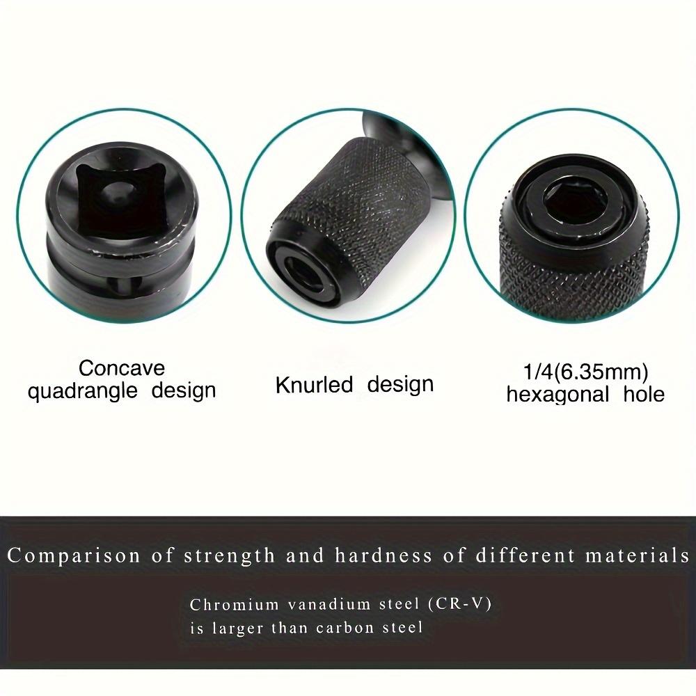 11 stk 1/2-tommers drivmetrisk dyp slagpipenøkkelsett 10 mm - 24 mm, Pipenøkkelverktøysett for elektrisk skrutrekker, Kraftig slagpipenøkkelsett med