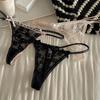 Transparent Underwear for Women Bow Panties Mesh Lace Briefs Sweet Flower Lace Thong  Girl