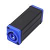 Multifuntional 3 Pin Adapter Blue To Blue Connectors Plastic Texture for Stage Lighting and Sound Equipment Applications