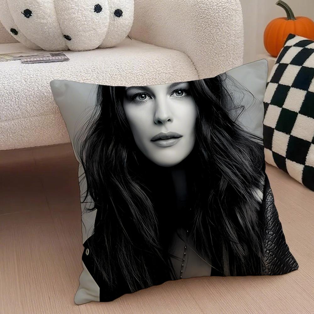 LLiv Tyler Cushion Cover Throw Pillow Cover Hidden Button Durable Polyester Chair Cushion