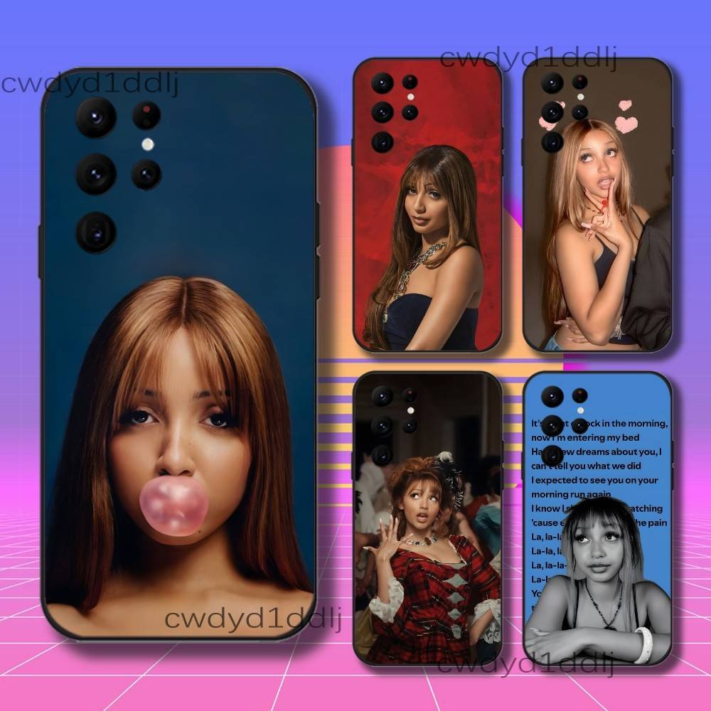 P-Pinkpanthress Fancy Some More Phone Case For Samsung S10,S21,FE,S21 ,S26,S25,S24,S23,Ultra,S9,S22,Plus Black Shockproof TPU