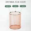 Multifunctional round pen holder rose gold wrought iron pen holder office stationery makeup brush storage holder ins wind