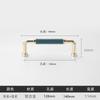Colorful Handmade Leather Handle Nordic Zinc Alloy Luxury Wardrobe Door Handle Simple Solid Color Leather Cabinet Handle