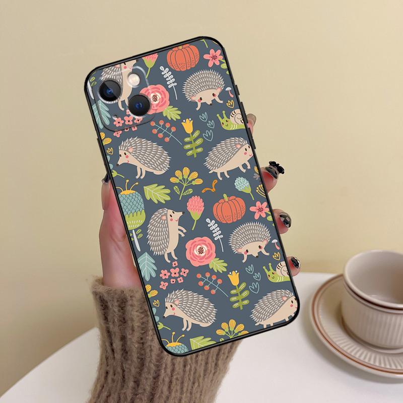 

Hedgehog Phone Case For iPhone 14 Pro Max 17 Air 16 15 11 12 13 Pro Max mini 16 Plus 16e Cover Funda iPhone 14 Pro