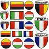 Kreativer Nationalflaggen-Stickaufnäher, zum Aufbügeln, Bekleidungszubehör