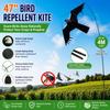 3D Realistic Hawk Bird Kite Frightening Bird Repellent Eagle Kite Bird Scarer Kite  Garden