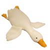 Stuffed Animal Toy Big White Goose Shape Simulation Design Cute Beautiful Soft Comfortable Plush