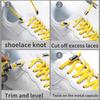 Thicken Laces Shoe Athletic String No Elasticity Flat Shoelaces of Sport for Kids Adult Quick Lazy Laces