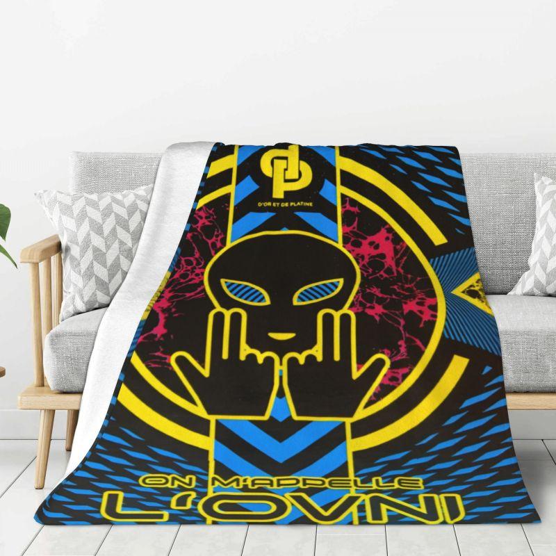 Custom 3D Printed Jul French Rapper Blankets Breathable Soft Flannel Summer Throw Blanket for Sofa Outdoor Bedding
