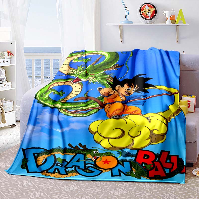 Eine Anime-Decke im Dragon Ball-Design ist perfekt für Nickerchen, Sofas, Wohnzimmer, Büros, Schlafzimmer und andere ähnliche Räume.
